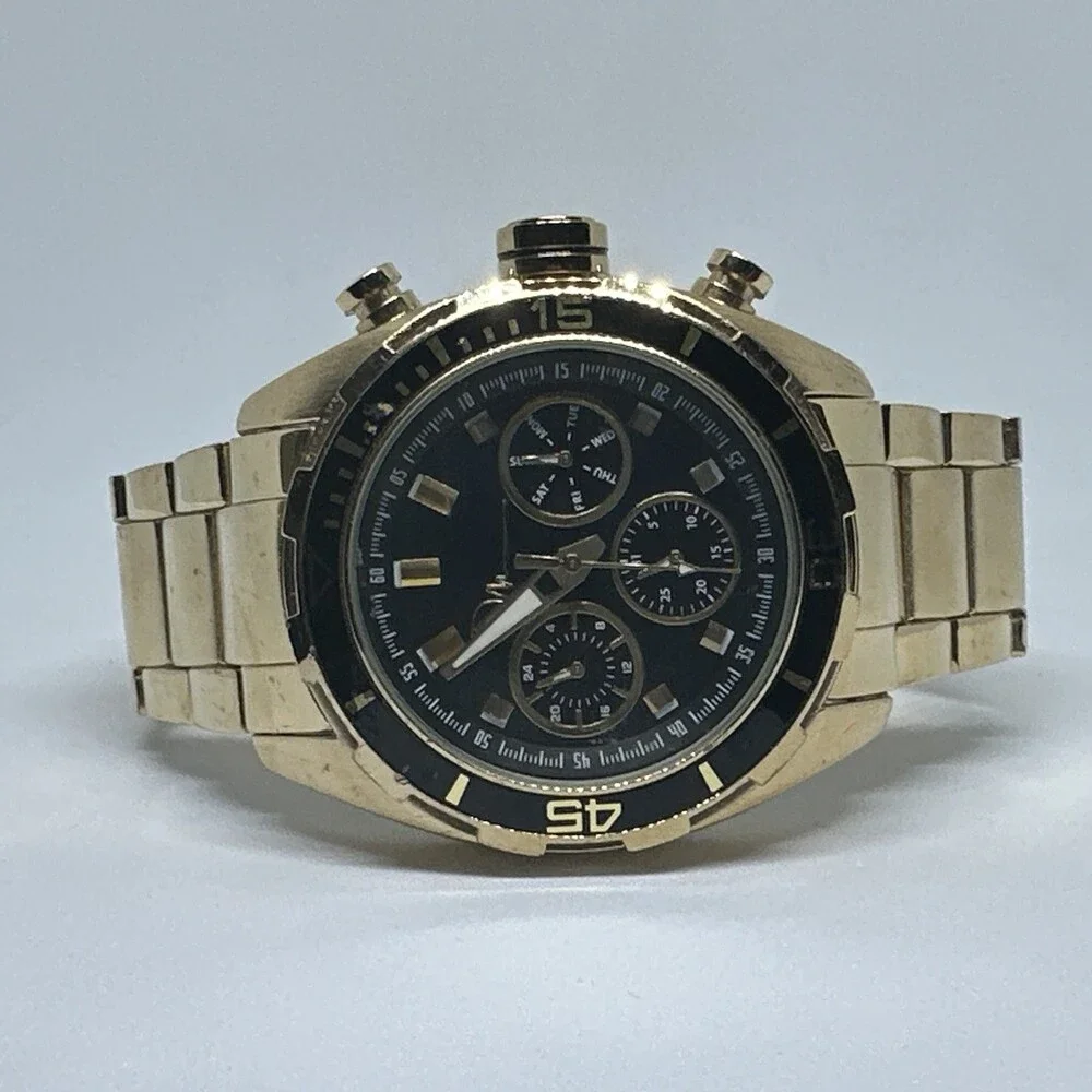 Marc Anthony FMDMA137 Men's Gold Stainless Steel Analog Dial Quartz Watch HME644